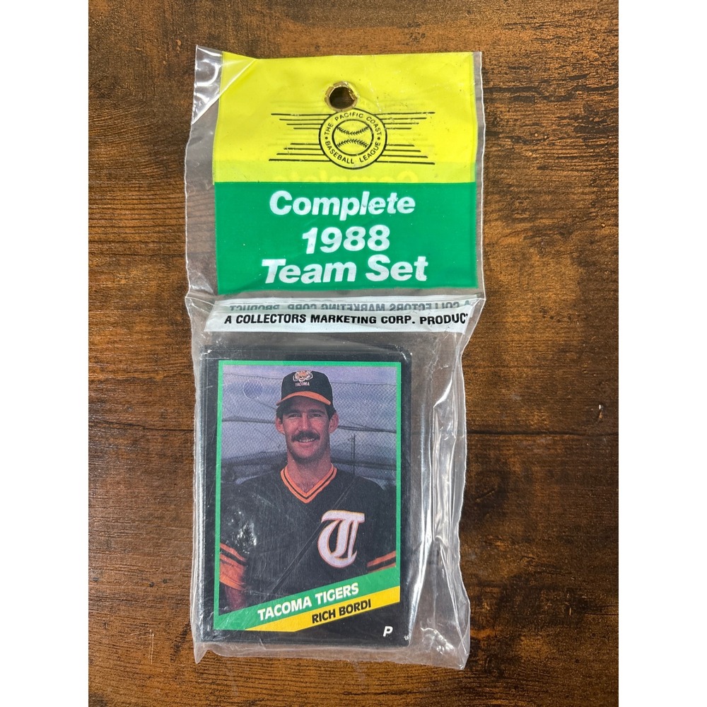 1988 Tacoma Tigers CMC Complete Team Set PCL Oakland Athletics AAA Sealed
